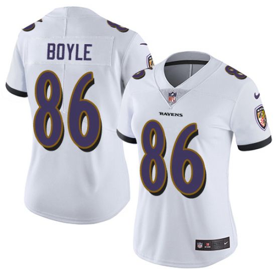 Men Baltimore Ravens #86 Nick Boyle Nike White Game Player NFL Jersey->baltimore ravens->NFL Jersey